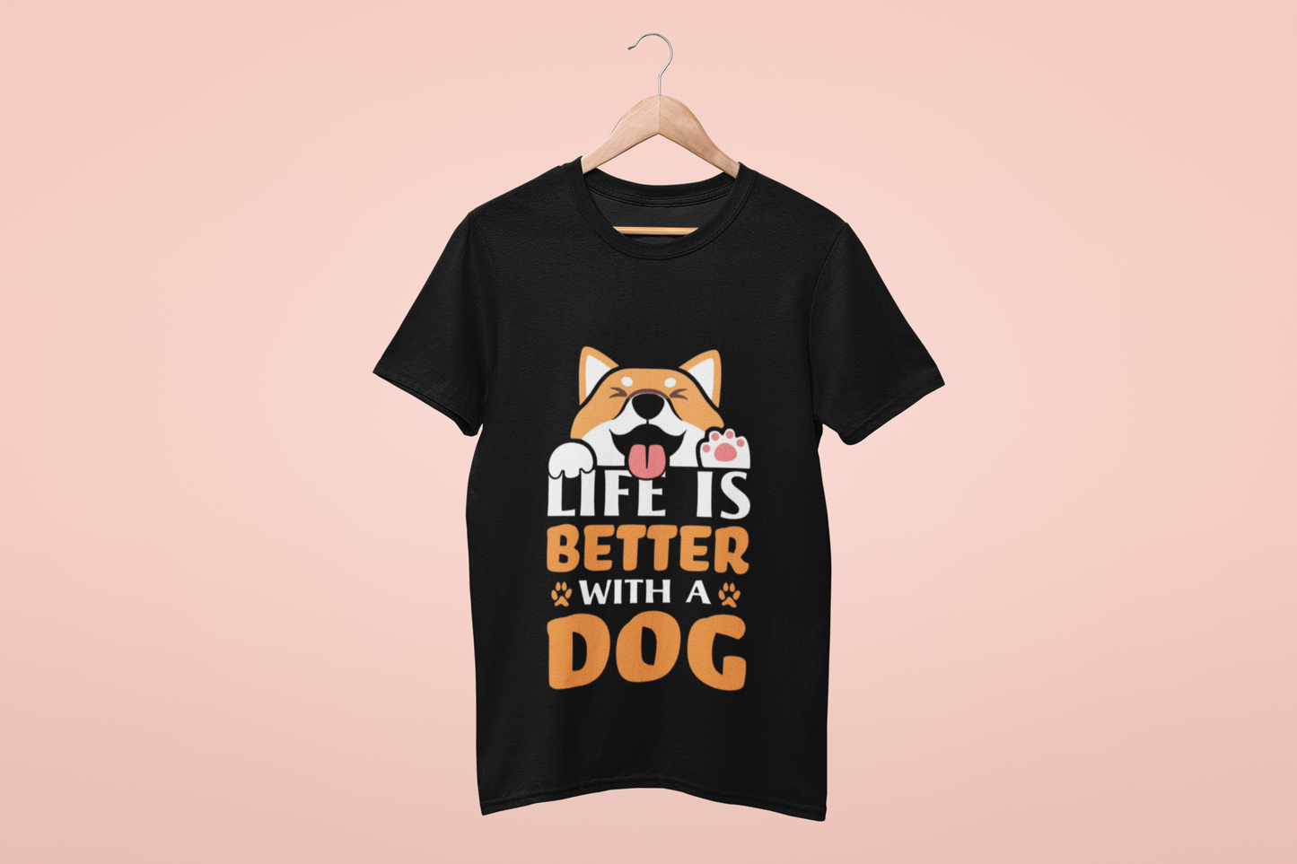 Ghostwear Life Is Better with Dog T-Shirt