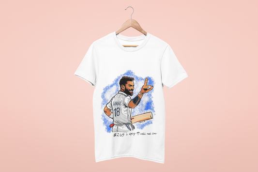 Virat Kohli Cricket Graphic Oversized T-Shirt – Ghostwear