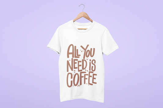 All You Need Is Coffee – Oversized Unisex T-Shirt by Ghostwear