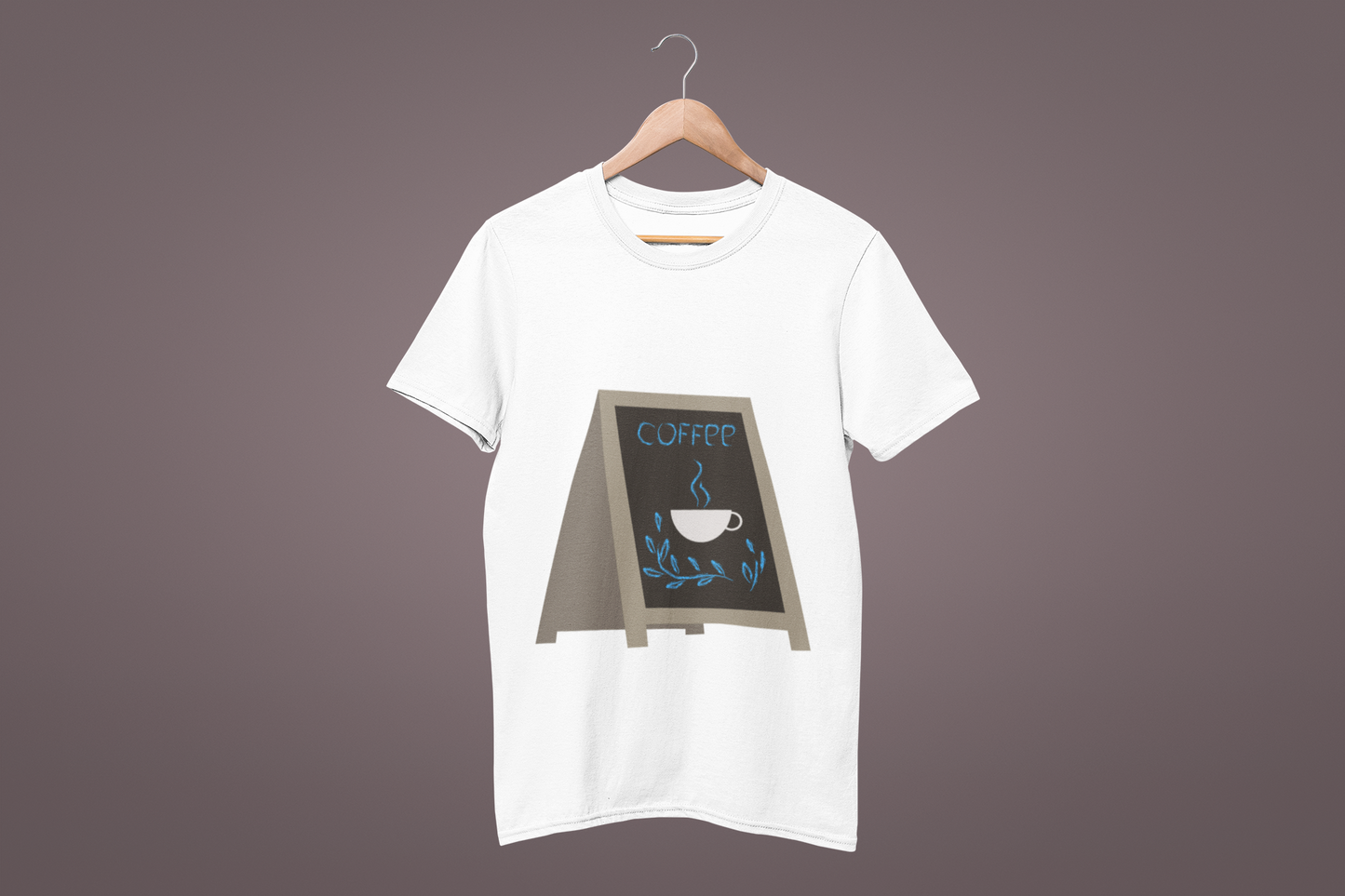 Coffee Mode On – 180 GSM Premium Cotton Oversized T-Shirt