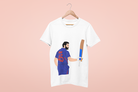 Rohit Cricket Graphic T-Shirt – Bold Streetwear by Ghostwear