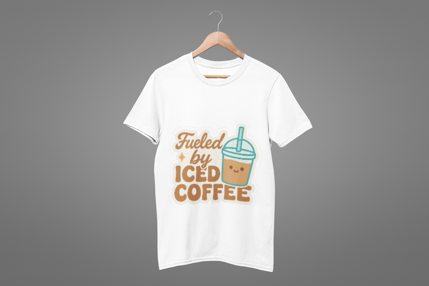 Fueled by Iced Coffee – Oversized Unisex T-Shirt by Ghostwear