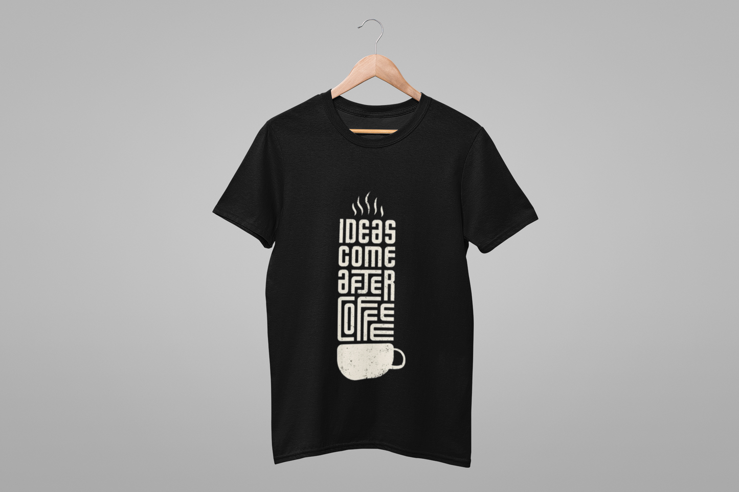 Ideas Come After Coffee – Unisex Oversized T-Shirt by Ghostwear