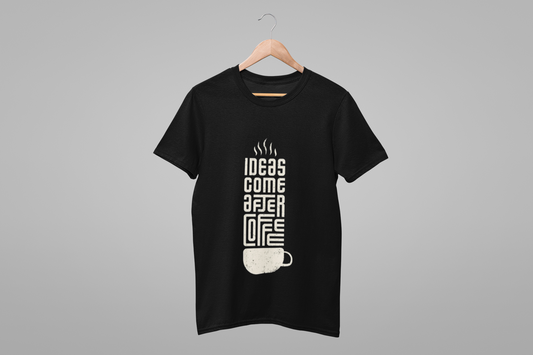 Ideas Come After Coffee – Unisex Oversized T-Shirt by Ghostwear