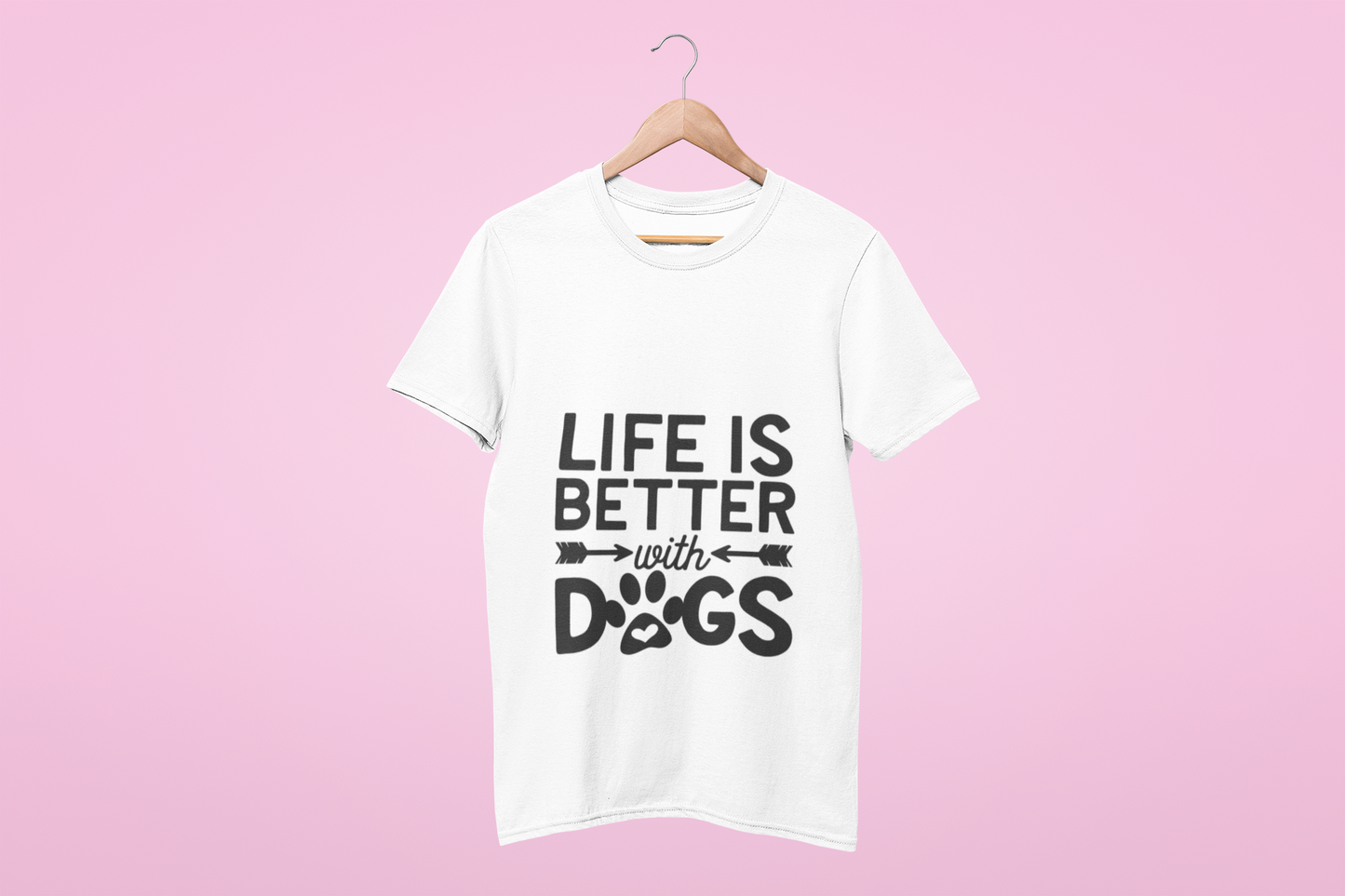 Ghostwear Life Is Better with Dog T-Shirt