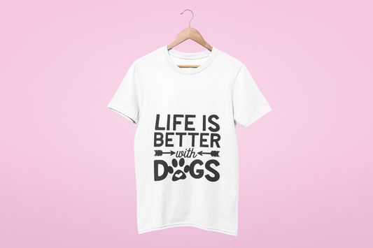 Ghostwear Life Is Better with Dog T-Shirt